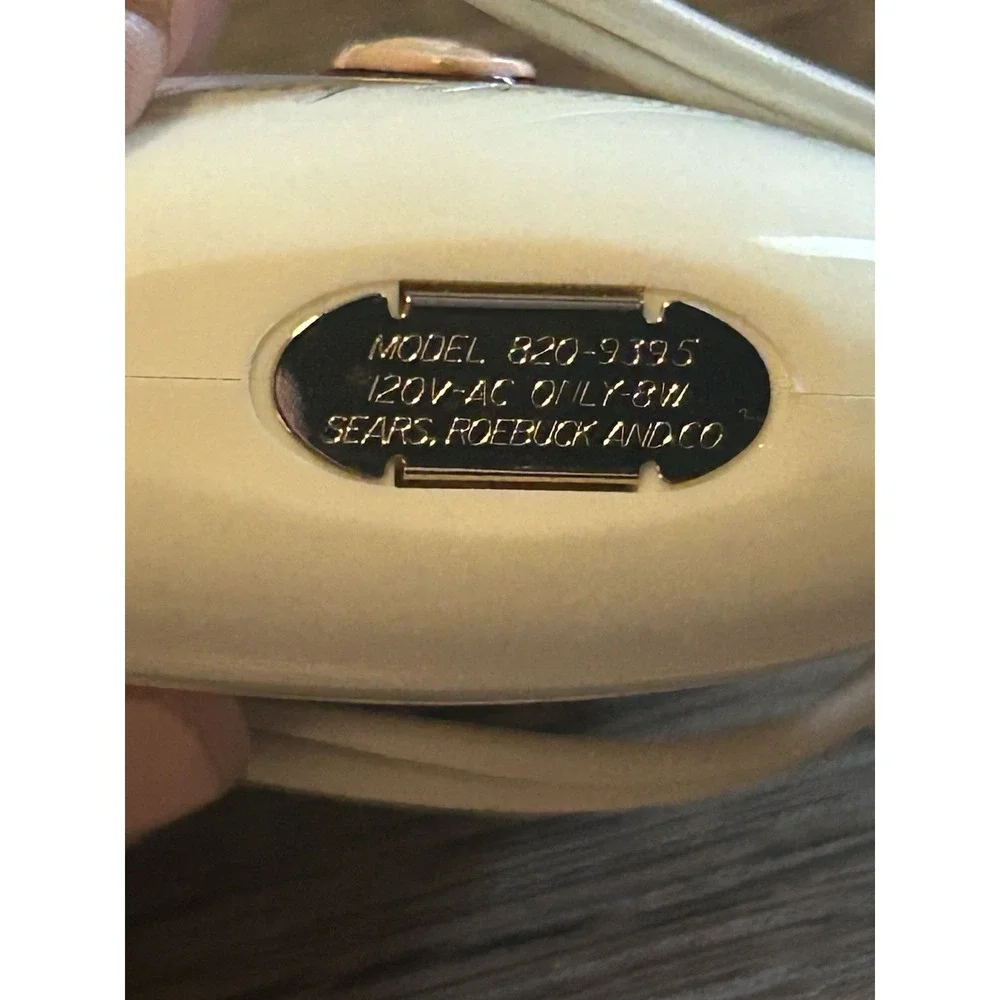 Vintage Lady Kenmore Electric Shaver Model # 820-9395 With‎ Case WORKS 1960's